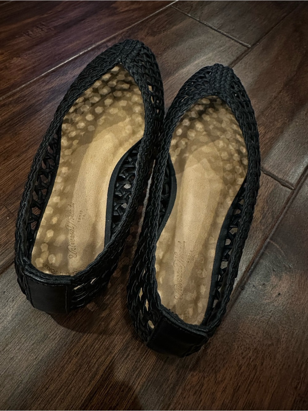 Universal Thread Black Woven Ballet Flats - Picture 4 of 4